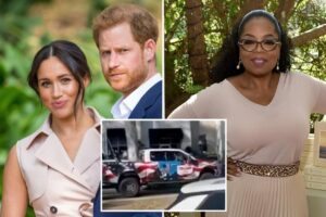 ‘Trump Train’ trolls celebs from Oprah to Meghan Markle by driving through their tony Calif. enclave