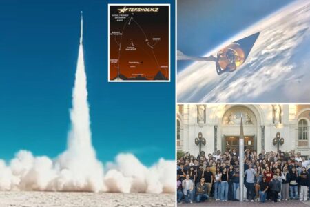 College students break record for highest rocket launched by amateurs at 89 miles above Earth