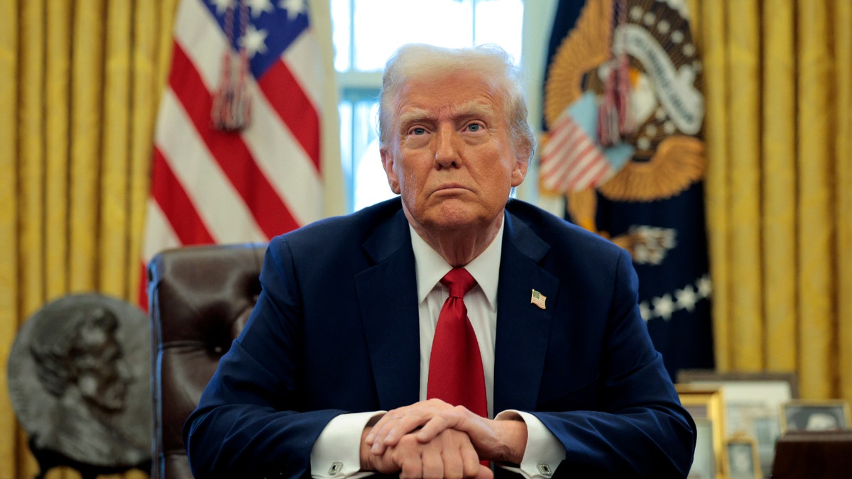 President Trump in the Oval Office