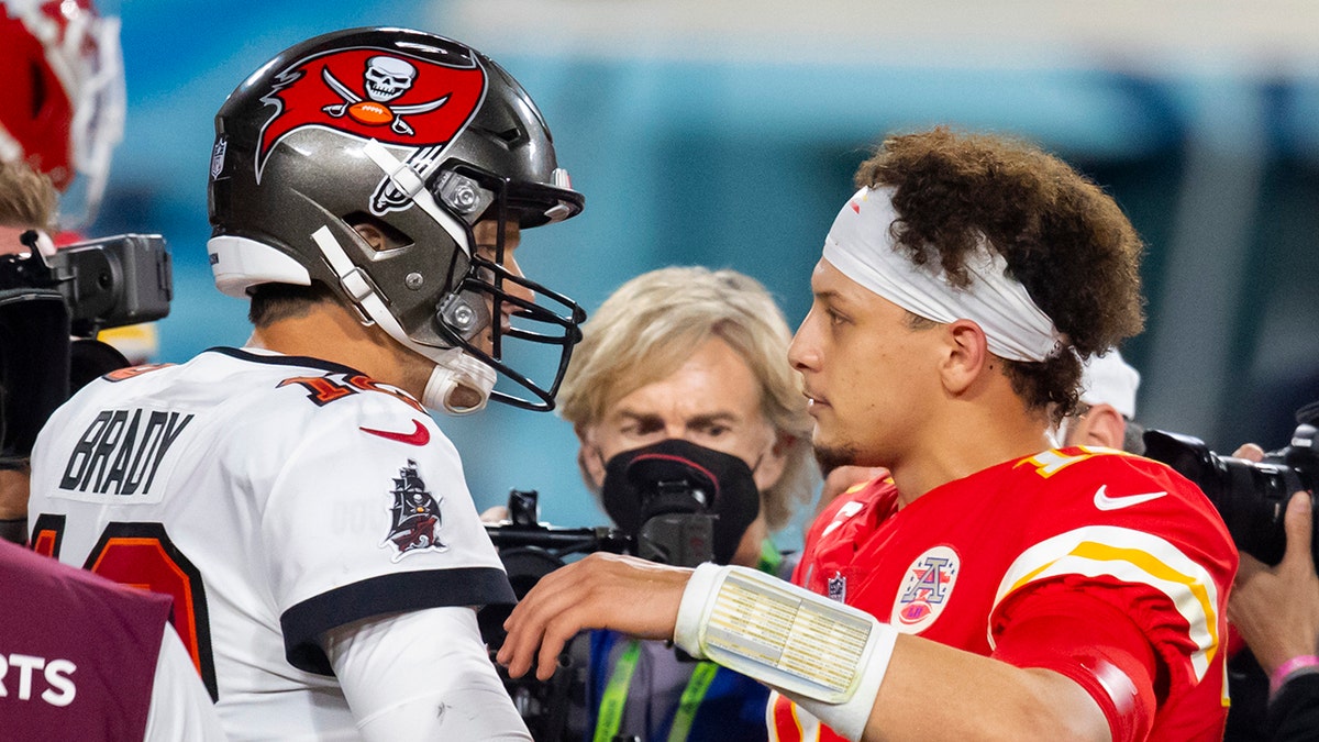 Patrick Mahomes and Tom Brady