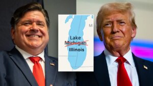 Pritzker trolls Trump by ‘renaming’ Lake Michigan as ‘Lake Illinois,’ joking he’d annex Green Bay