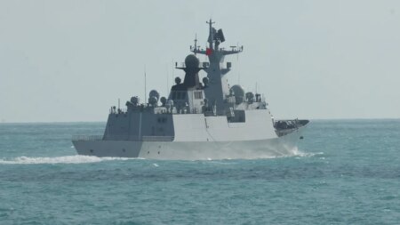 Chinese warships make ‘unusual’ voyage near US ally Australia