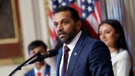 FBI Director Kash Patel sworn in as acting ATF chief, visits DC HQ