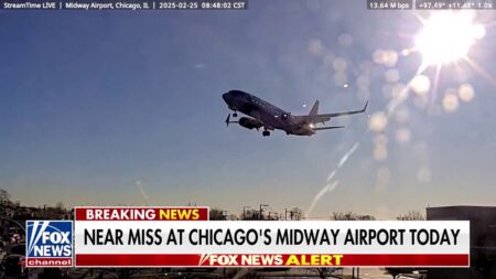 Southwest flight nearly misses collision at Chicago Midway International