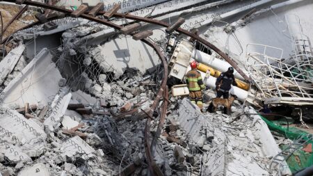 At least four dead in South Korea highway construction project collapse