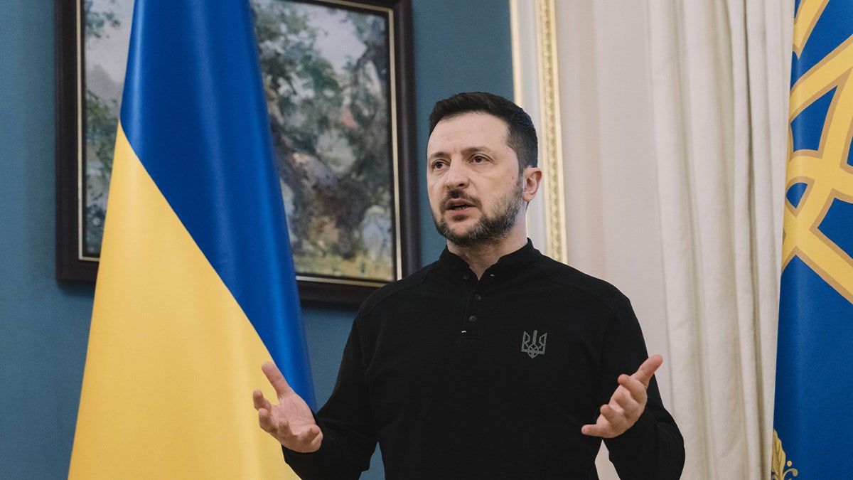 President Zelenskyy speaks ahead of meeting with Trump