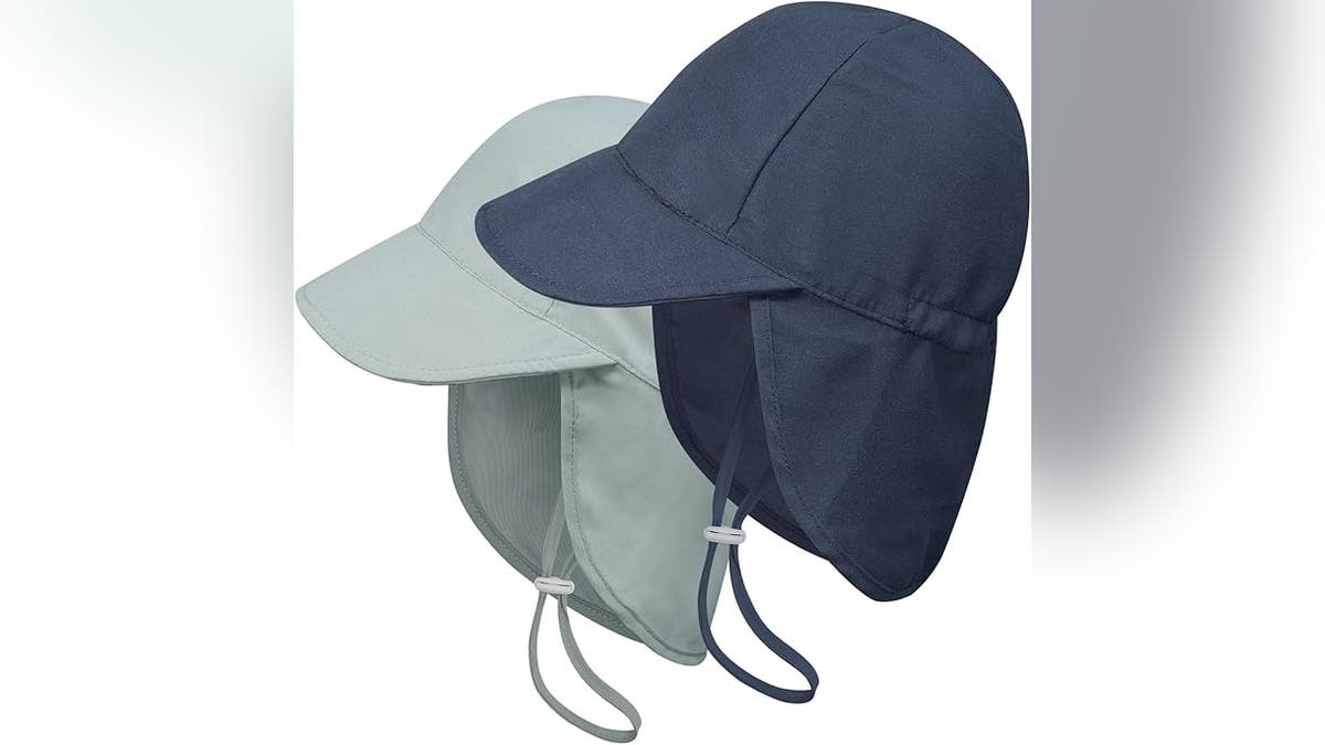 Sun hats help keep the sun out of your baby's face. 