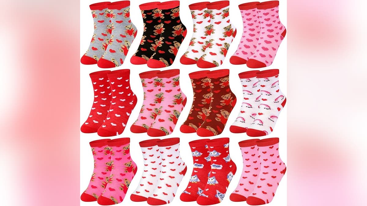 Socks are a subtle way to celebrate the holiday and go with any pants or leggings look. 