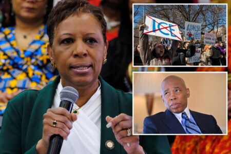 NYC Council Speaker Adrienne Adams heads Black History Month event — but Mayor Eric Adams a no-show