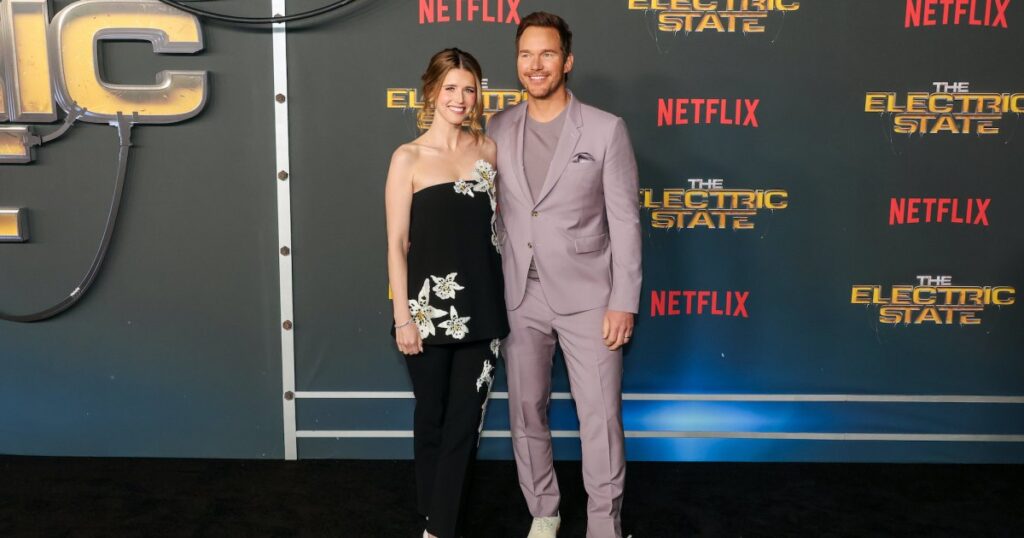 Chris Pratt and Wife Katherine Schwarzenegger Have Sweet Date Night at ‘Electric State’ Premiere 