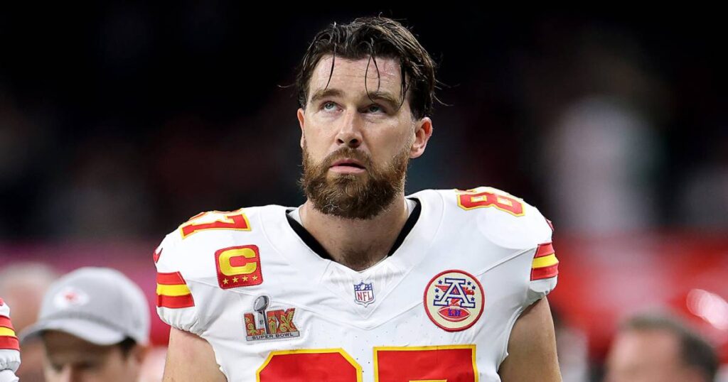 Travis Kelce Has Worst Super Bowl of His Career as Chiefs Lose in Blowout to Eagles