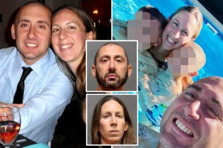 Married NJ cops arrested for having sex in front of kids released from jail — but banned from seeing children without permission