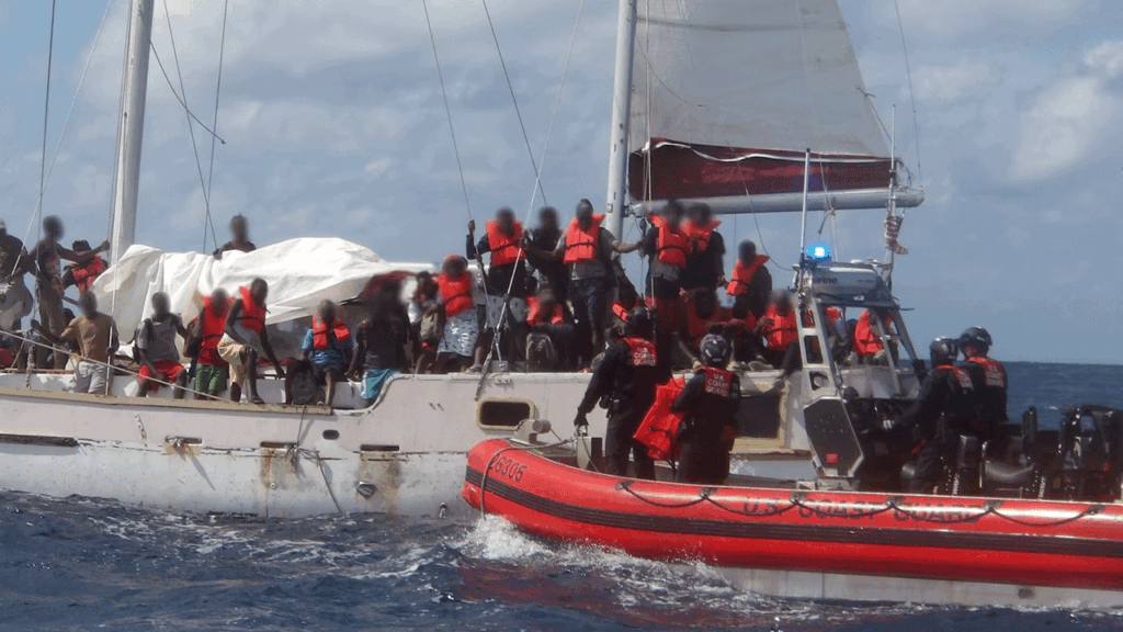 Coast Guard intercepts 132 Haitians on boat south of Florida Keys, sends them back home