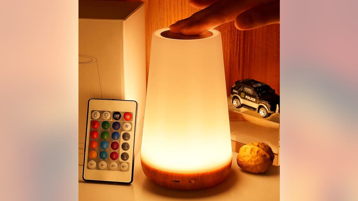 This light dimmer will help you see without disturbing the baby.