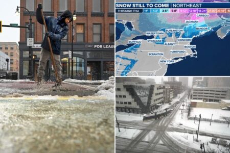 Deadly winter storm pushes into Northeast after slamming Midwest with heavy snow, ice