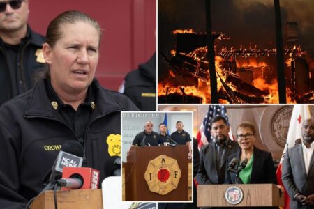 LA fire union prez blasts Mayor Karen Bass for axing chief Kristin Crowley over wildfire response: ‘Scapegoat’