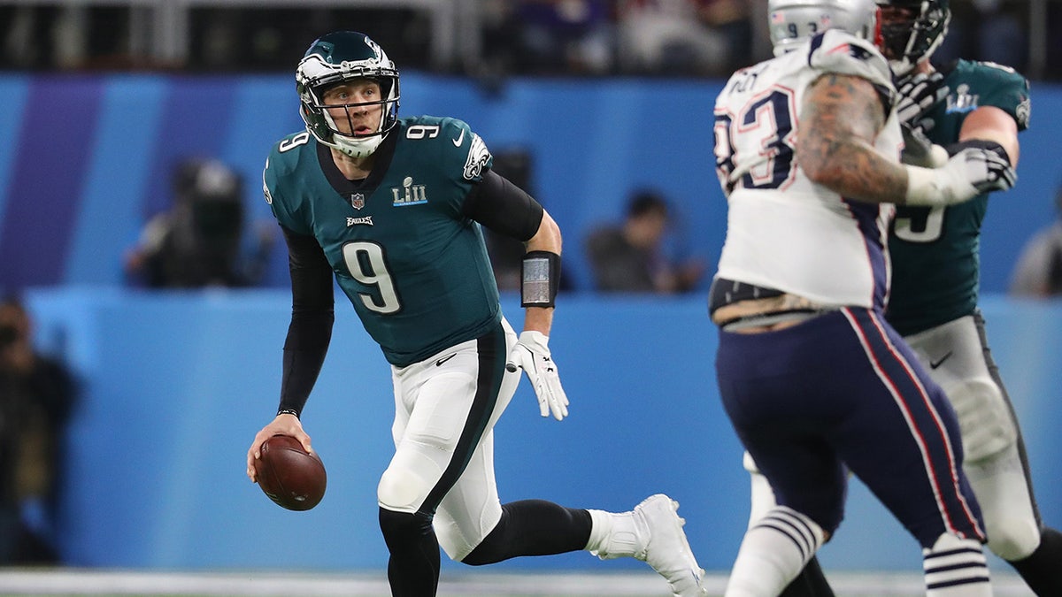 Nick Foles scrambles