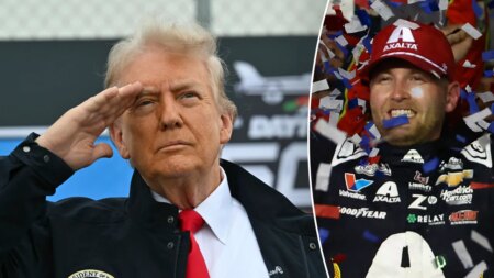 NASCAR star William Byron dishes on Trump’s visit to Daytona 500