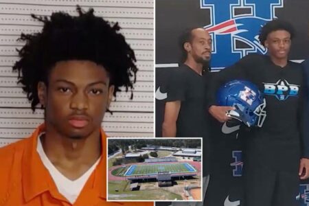 Georgia high school footballer hit with terroristic threats charges over ‘diss track’ about teammate