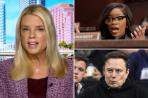 Pam Bondi warns Dem Jasmine Crockett to ‘tread very carefully’ after saying Elon Musk should be ‘taken down’