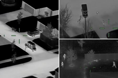 Dramatic video captures cops’ military-style aerial operation — for teens on golf cart joy ride