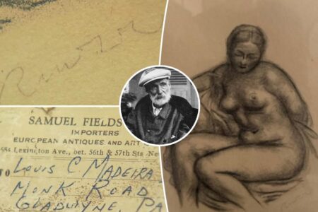  drawing bought at antique store could be a Renoir — and worth a whopping M
