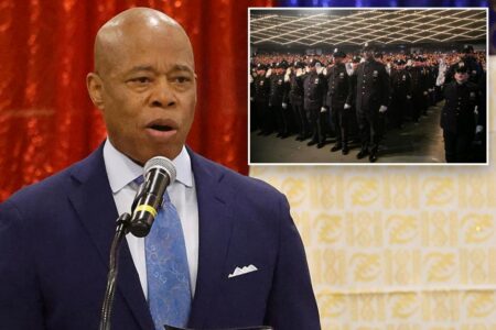 Mayor Adams attacks primary foes condemning ‘Cop City’ plan: ‘Not gonna listen to those defund-the-policers’