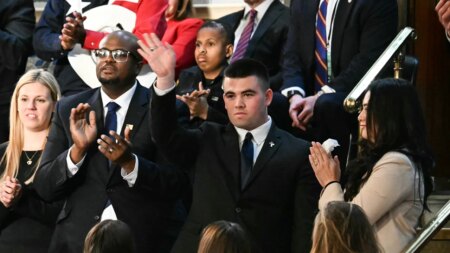 Trump tells high school senior of West Point acceptance during joint address to Congress