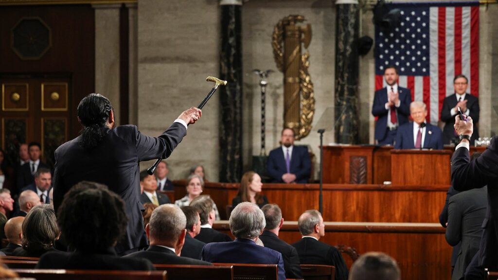 Speaker Johnson slams Dem Rep. Green’s ‘egregious behavior’ during Trump’s address