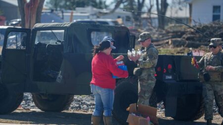 Trump activates National Guard in tornado-ravaged Arkansas as 37 deaths reported across multiple states