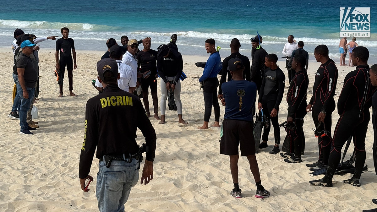 Sudiksha Konanki search teams on the Riu Republica Resort beaches in the Dominican Republic