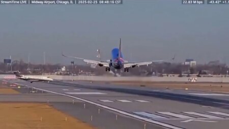NTSB probe of Chicago Midway near miss reveals sun glare as possible contributing factor