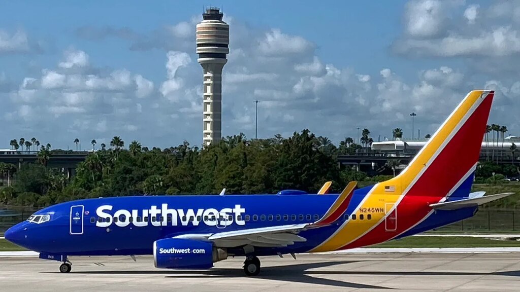 Orlando airport stops Southwest Airlines plane trying to take off from taxiway instead of runway