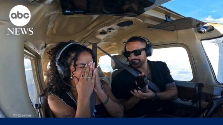 Pilot takes relationship to new heights with special proposal