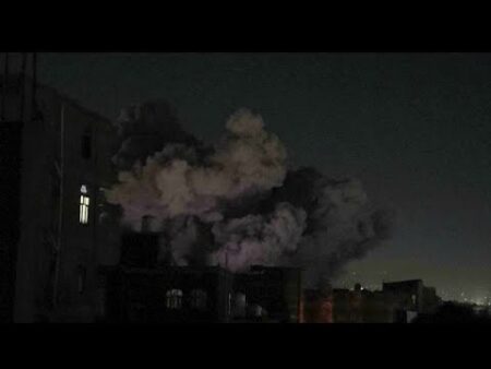 Suspected US airstrikes hit Houthi-controlled areas of Yemen