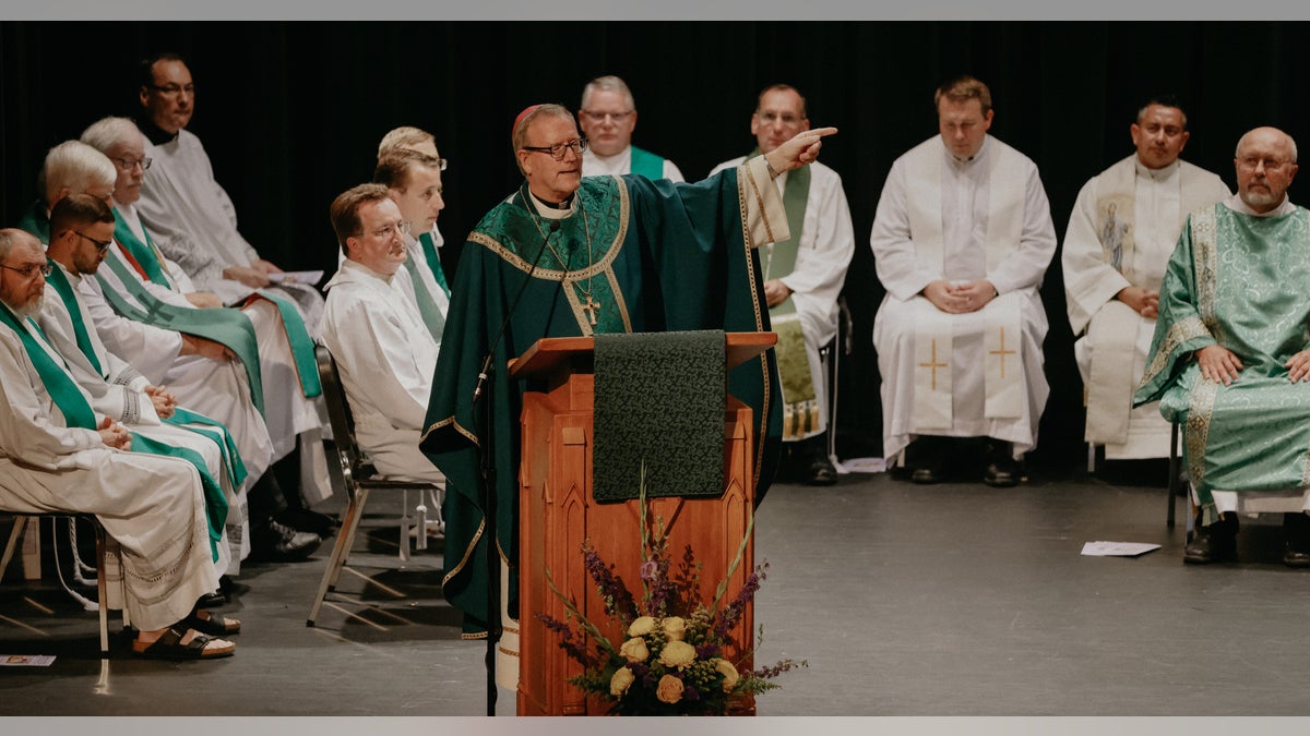 Robert Barron preaching