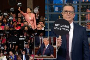 Democrats mercilessly mocked for protesting Trump speech with paddles: ‘It is giving bingo! Sigh’