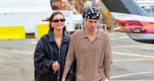 Justin Bieber and Wife Hailey Bieber Wear Matching Mickey and Minnie Mouse Ears to Disneyland