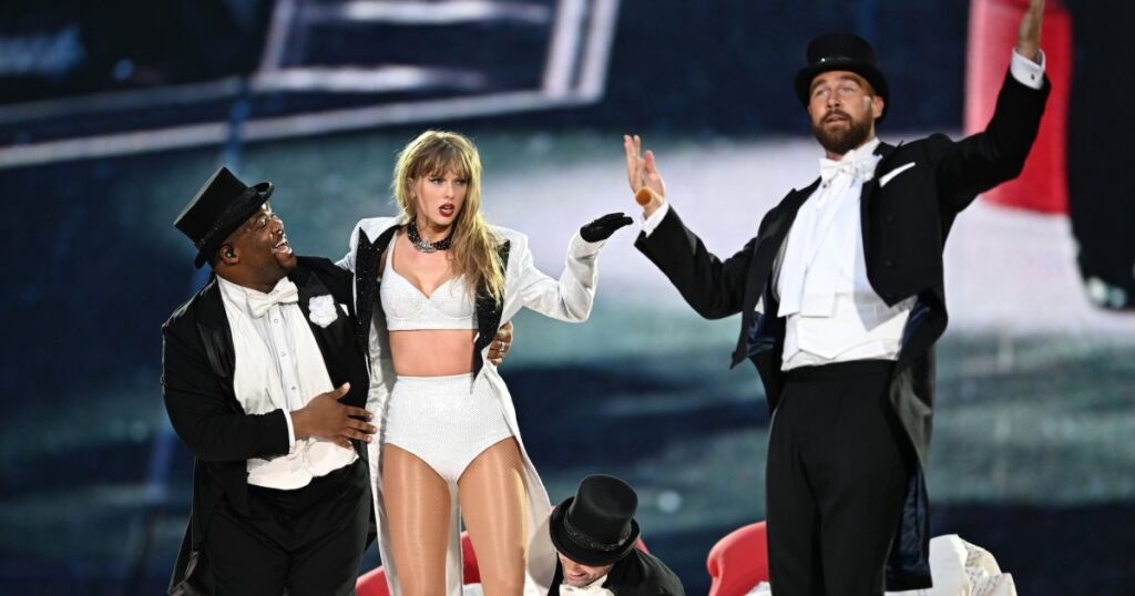 Taylor Swift and Travis Kelce Win ‘Favorite Surprise Guest’ at the 2025 iHeartRadio Music Awards