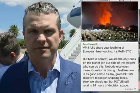 Pete Hegseth claims ‘nobody was texting war plans’ in first comments since Yemen strike group text scandal 