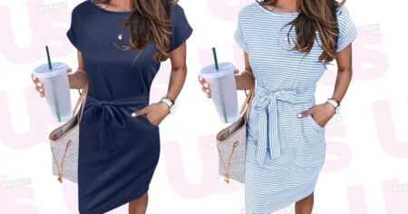 Hurry! The  T-Shirt Dress That Earns Shoppers ‘Lots of Compliments’ Is On Sale