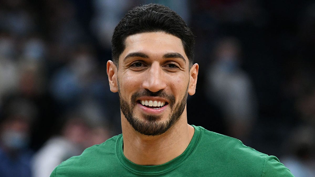 Enes Kanter Freedom smirks