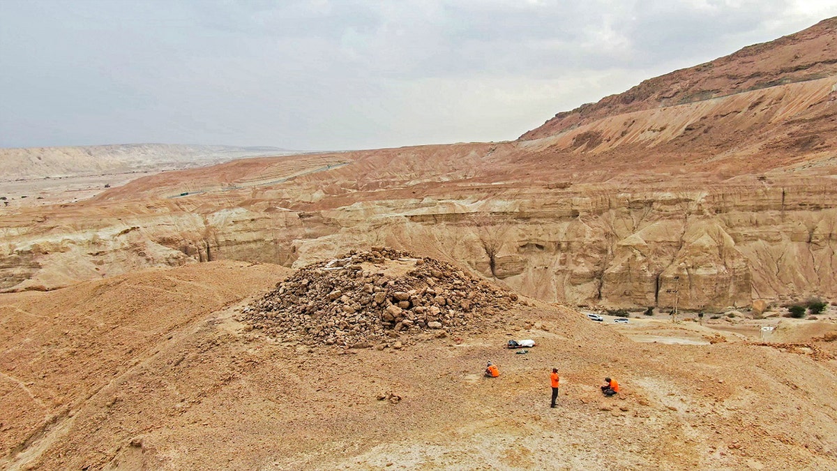 Mysterious pyramid found in Israel.