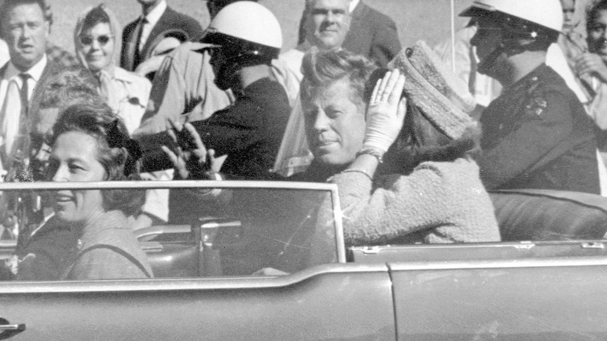 President John F. Kennedy wave