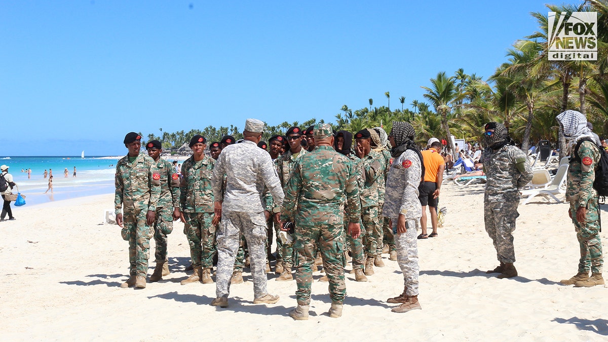 Sudiksha Konanki search teams on the Riu Republica Resort beaches in the Dominican Republic