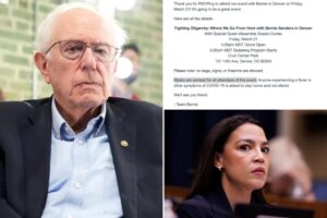 Bernie Sanders, AOC mocked after telling supporters to mask up for West Coast town halls