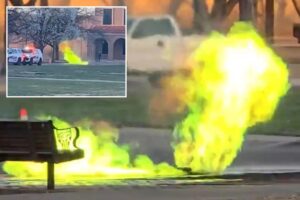 Manhole explosion at Texas Tech University causes neon green fires, outages and cancels classes — days before spring break