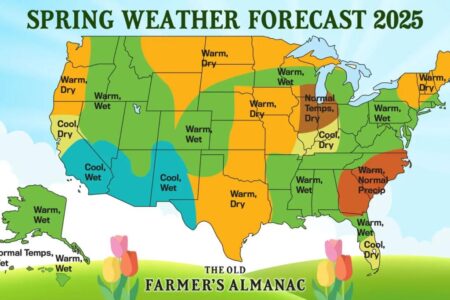 Farmers almanacs just released their spring weather predictions — here’s when we can expect warm weather