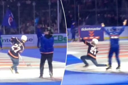 Islanders fan makes ,000 shot from center ice in ‘electric’ moment