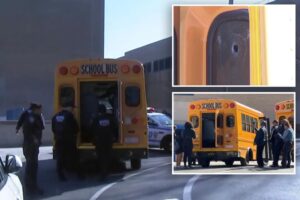 NYC school bus hit by gunfire, sending young special-needs students ducking for cover: sources